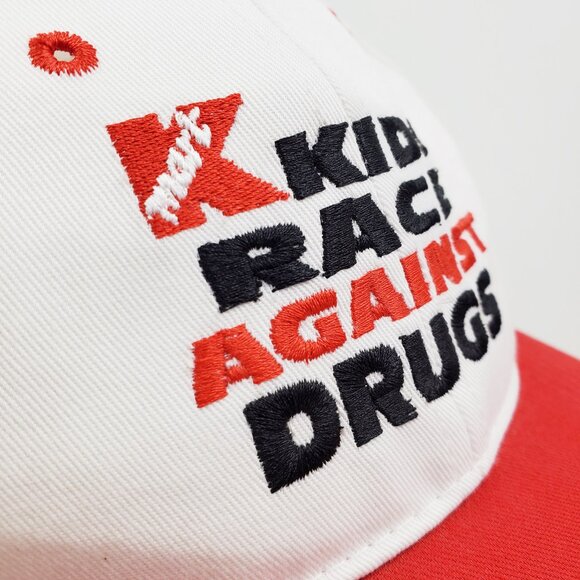 K-Mart Vintage Snapback Kids Hat Race Against Drugs Embroidered Cap - Picture 4 of 13